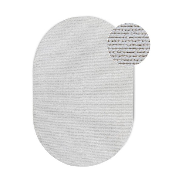 Covor alb țesut manual din lână 160x230 cm Francois – Villeroy&Boch