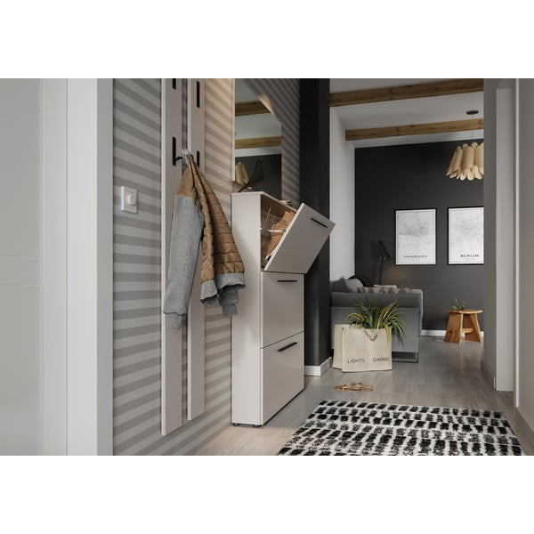 Pantofar gri-bej cu deschidere înclinată Utah - Germania-image-3