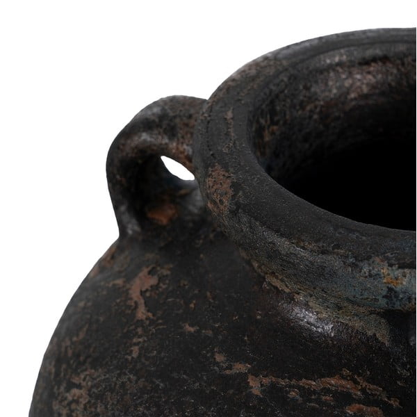 Vază maro închis din teracotă înaltă (înălțime 60 cm) Artem – Ixia-image-1