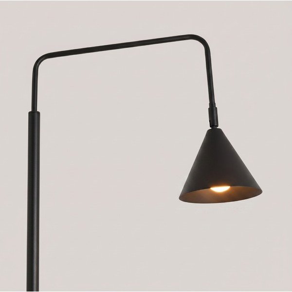 Lampadar negru cu structură flexibilă din oțel (înălțime 165 cm) Zylo – Sollux-image-2