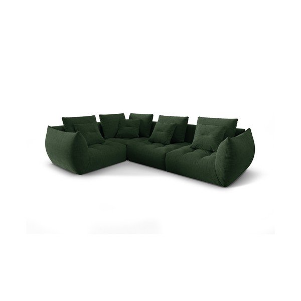 Colțar verde închis (cu colț pe partea stângă /în formă de ”L”) Bloom – Micadoni Home-image-2