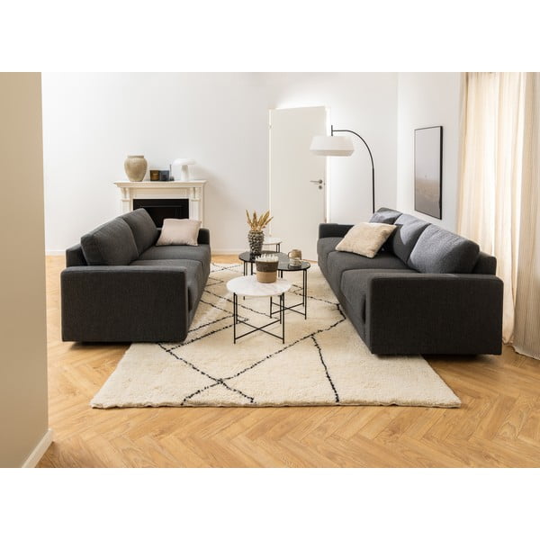 Măsuță auxiliară rotundă cu blat din marmură ø 52 cm Avila – Actona-image-3