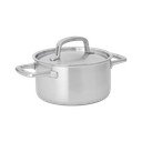 Oală cu capac din oțel inoxidabil 3 l adecvată pentru plita cu inducție Lucca 3.0 – FABINI