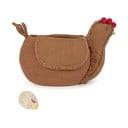 Coș de jucării pentru copii maro din material textil 48x32x29 cm Chicken Toffee – Lorena Canals