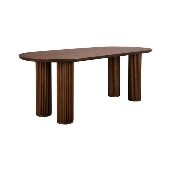 Masă de dining din lemn de stejar 90x220 cm Dean – Dutchbone-image-2