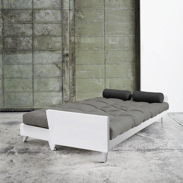 Canapea extensibilă Karup Indie White/Granite Grey/Dark Grey-image-2