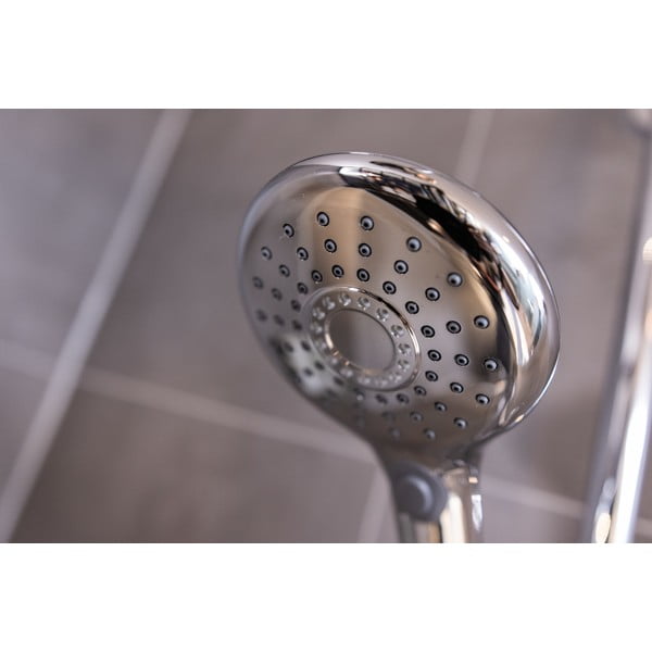 Pară de duș Wenko Basic Chrome, ø 12 cm-image-1