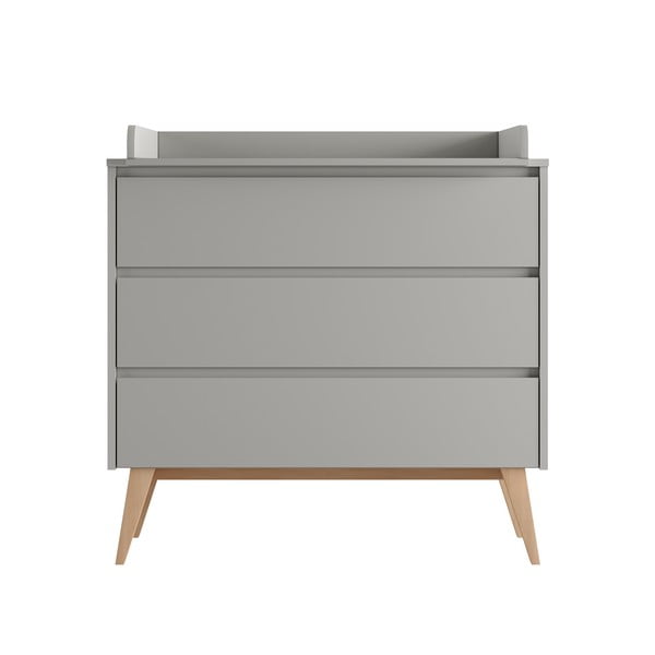 Comodă pentru copii gri joasă 100x52,5 cm Swing – Pinio-image-3
