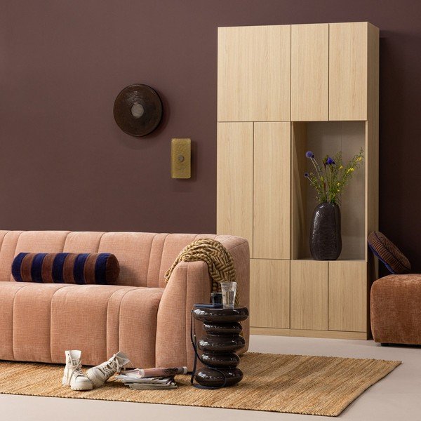 Dulap modular în culoare naturală 54x215 cm Build – WOOOD-image-1