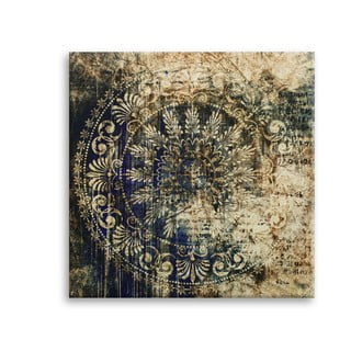 Tablou Styler Canvas Silver Uno Zambino, 65 x 65 cm
