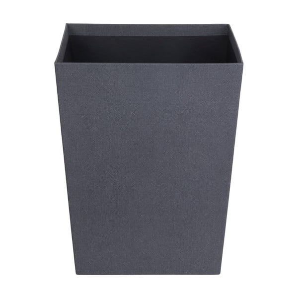 Coș de gunoi negru Sofia Canvas Paper Laminate – Bigso