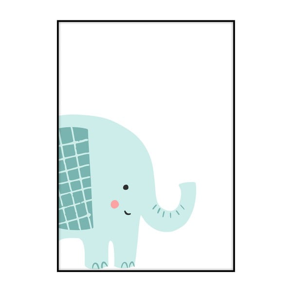 Poster Imagioo Elephant, 40 x 30 cm