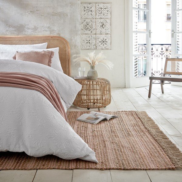 Covor din iută Flair Rugs Equinox, 160 x 230 cm, roz-image-4