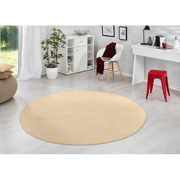 Covor bej rotund ø 200 cm Fancy – Hanse Home-image-1