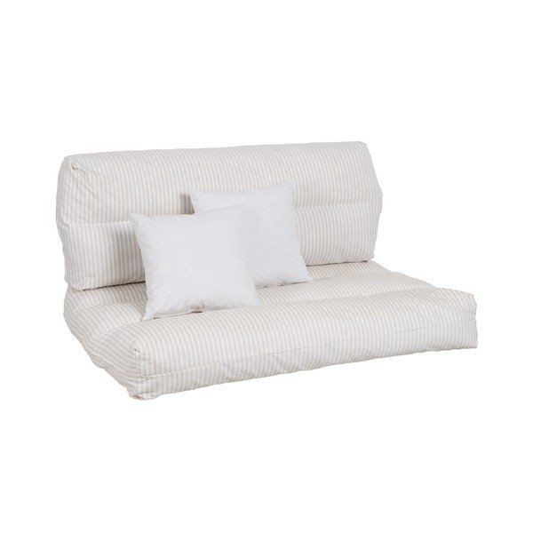 Perne pentru scaune de grădină albe/bej 4 buc. pentru paleți 80x112 cm – Ixia-image-2