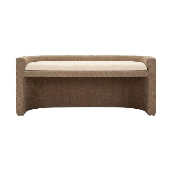 Bancă maro/bej Nordic Style – Mauro Ferretti