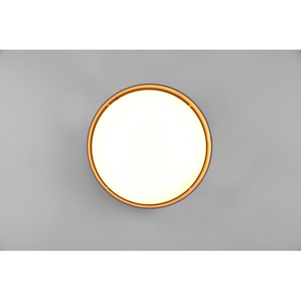 Plafonieră maro deschis LED ø 30 cm Locarno – Reality-image-3