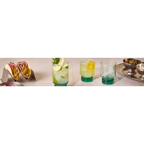 Pahare 6 buc. din sticlă reciclată 370 ml Revera – BonBistro-image-2