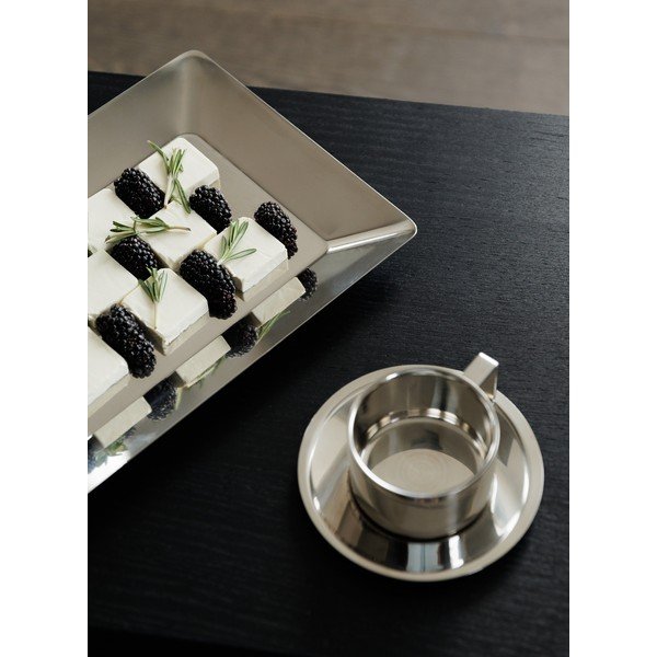 Cești argintii 2 buc. pentru cappuccino din oțel inoxidabil 200 ml Oryn – S|P Collection-image-2