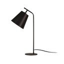 Veioză neagră cu abajur textil (înălțime 67 cm) Salihini – Opviq lights