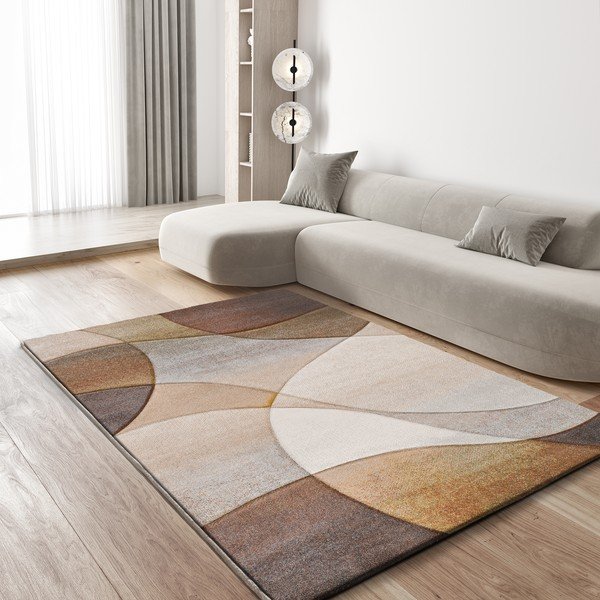 Covor bej 140x200 cm Badet – Universal-image-1