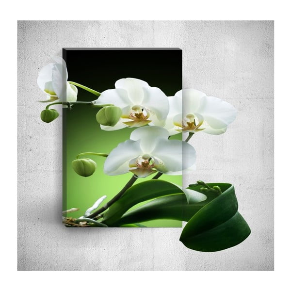 Tablou de perete 3D Mosticx Pure Elegant Flower, 40 x 60 cm