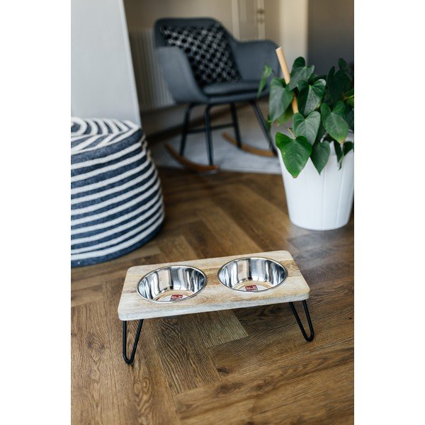 Set boluri cu suport pentru câini din lemn Dog Fantasy – Plaček Pet Products-image-2