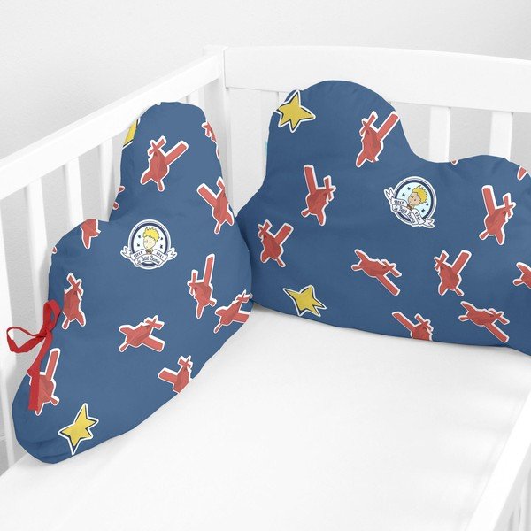 Apărătoare / protecție pentru pătuț 60 cm Son avion – Mr. Fox-image-1