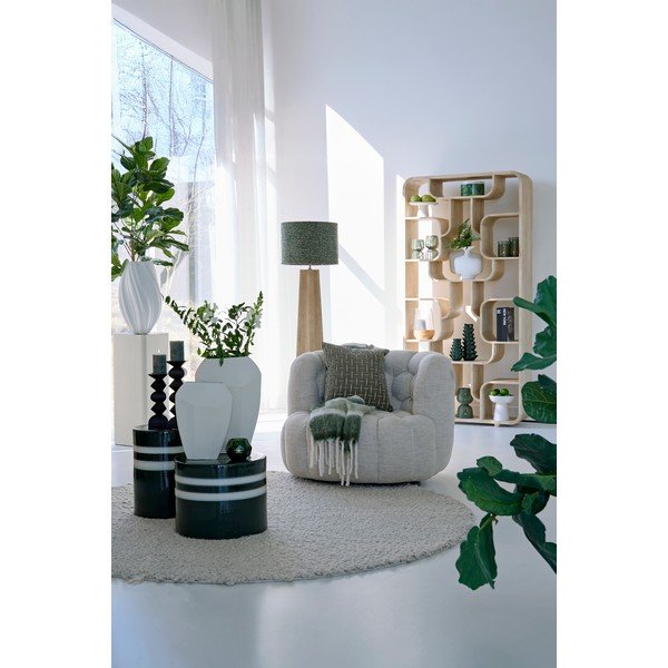 Etajeră în culoare naturală închisă din lemn de mango 100x200x30 cm Labare – Light & Living-image-1
