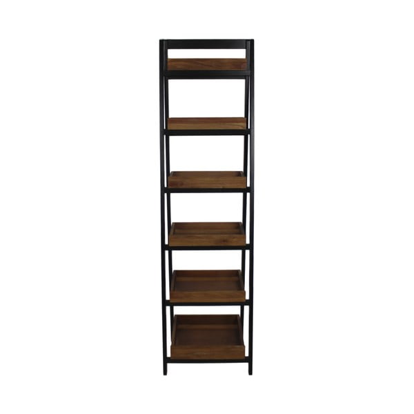 Bibliotecă HSM collection Ladder, maro - negru