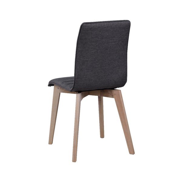 Scaun de dining cu picioare gri deschis Rowico Grace, gri închis-image-4
