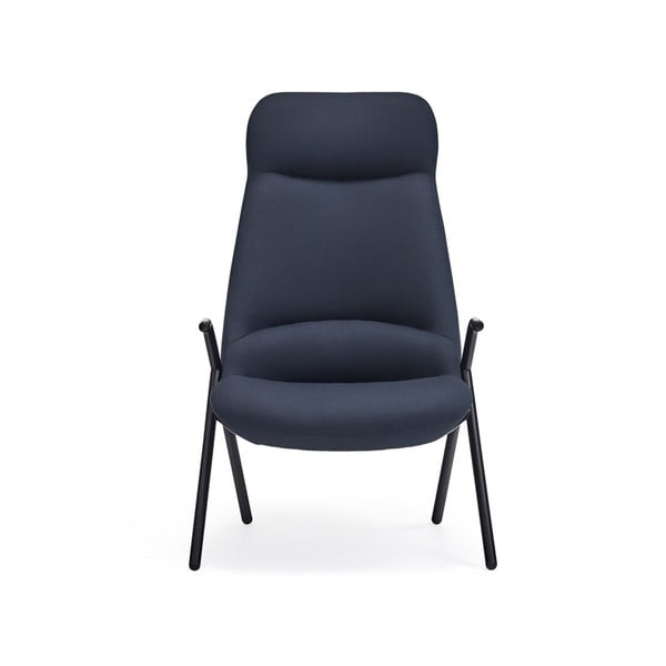 Fotoliu Teulat Dins, înălțime 114 cm, albastru închis-image-2