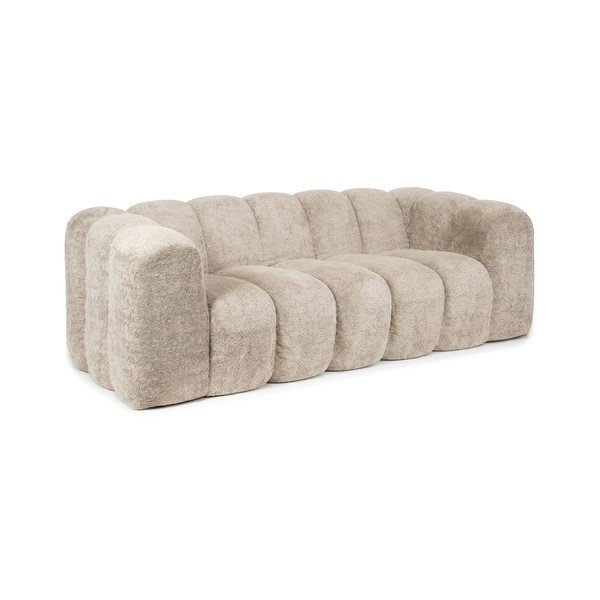 Canapea bej 214 cm Gajos – Marckeric