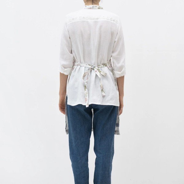 Șorț din in White Botany – Linen Tales-image-1