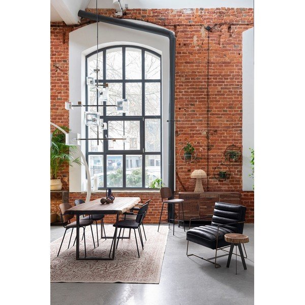 Masă de dining cu blat din lemn de acacia 90x180 cm Elmer – Bizzotto-image-2