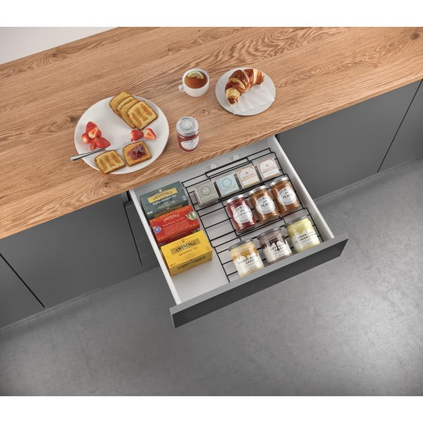 Organizator pentru mirodenii din oțel inoxidabil Lava – Metaltex-image-1