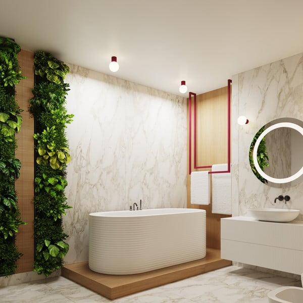 Aplică de perete burgundy Orbital – Sollux-image-4