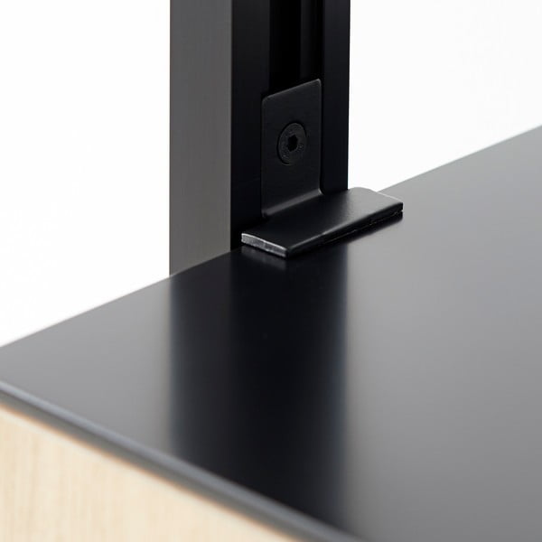 Bibliotecă neagră 98x210 cm Edge by Hammel – Hammel Furniture-image-3