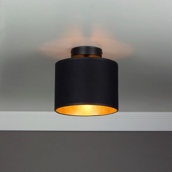 Plafonieră Sotto Luce Mika XS CP, ⌀ 20 cm, negru - auriu-image-1
