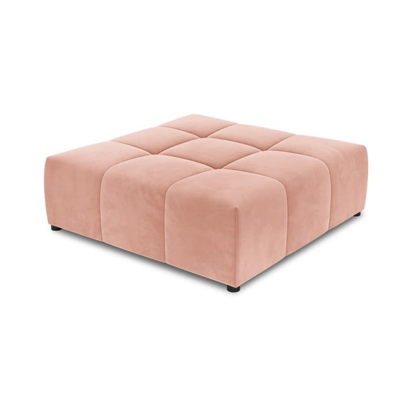 Modul pentru canapea roz cu tapițerie din catifea Rome Velvet - Cosmopolitan Design