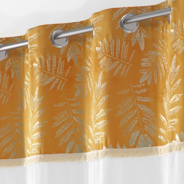 Perdea galbenă/albă 140x280 cm Adelor – douceur d'intérieur-image-2