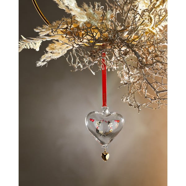 Ornament de Crăciun din sticlă Heart – Holmegaard-image-1