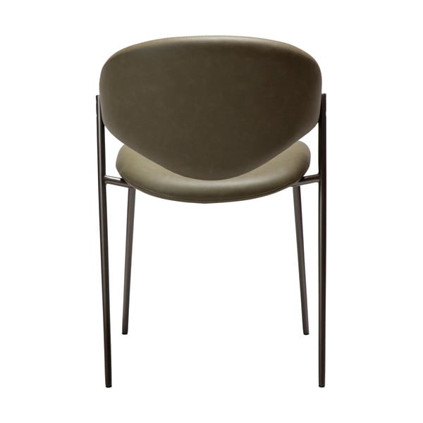 Scaun de dining kaki din imitație de piele Zone – DAN-FORM Denmark-image-4