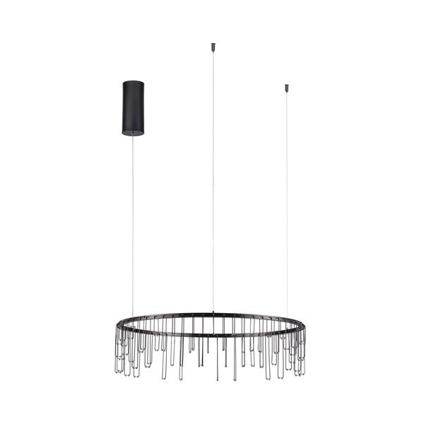 Lustră argintiu-lucios LED cu intensitate reglabilă din aluminiu ø 65 cm Stellar – Nova Luce