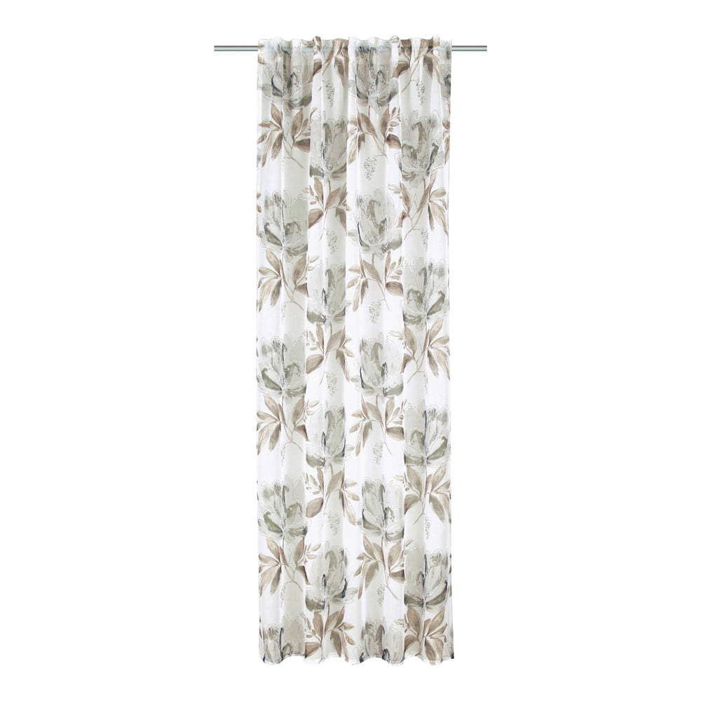 Draperie albă-maro 135x245 cm – Sehlbach