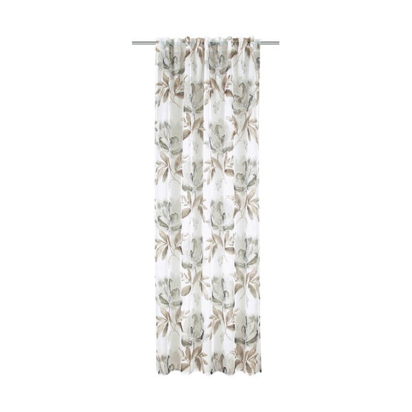 Draperie albă-maro 135x245 cm – Sehlbach