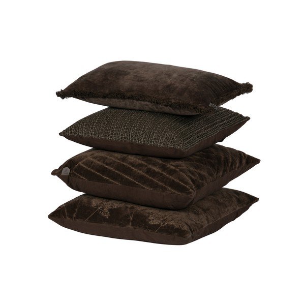Pernă decorativă BePureHome Velvet Coffee, 50 x 50 cm, maro-image-1