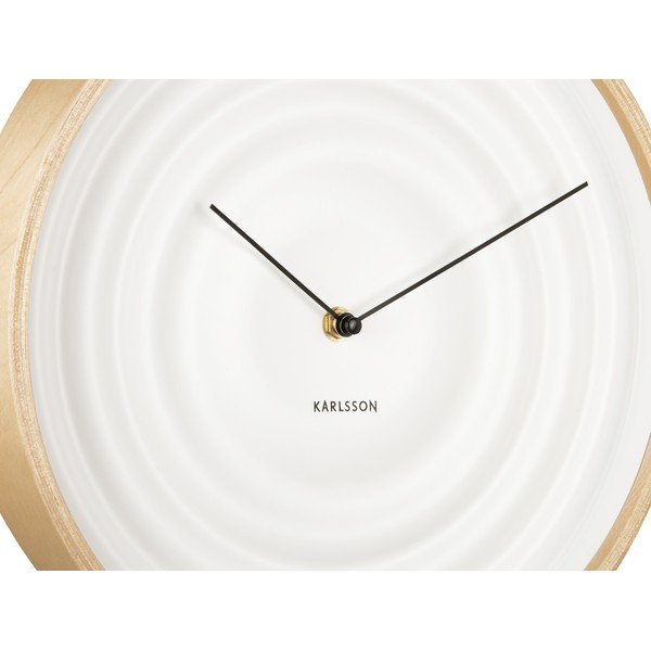 Ceas de perete Karlsson Ribble, ø 31 cm, alb-image-4