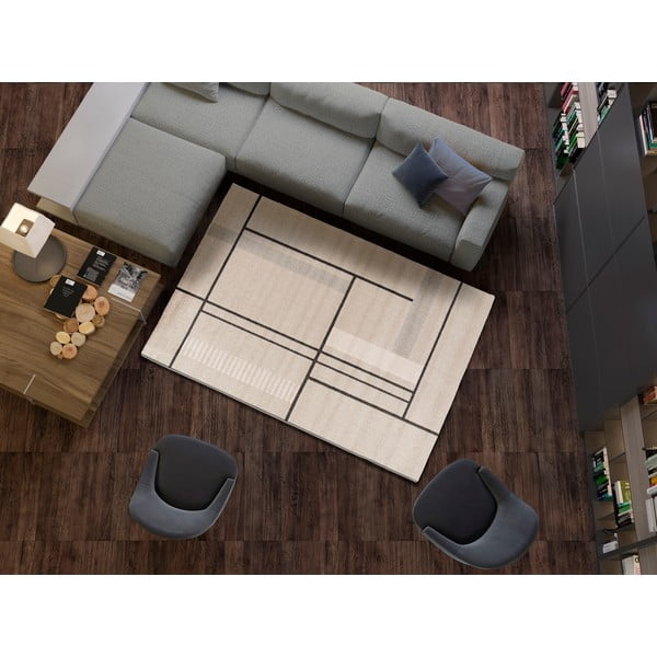 Covor bej 120x170 cm Domus – Universal-image-2