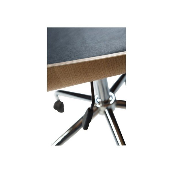 Scaun de birou DAN-FORM Denmark Retro, negru-image-4